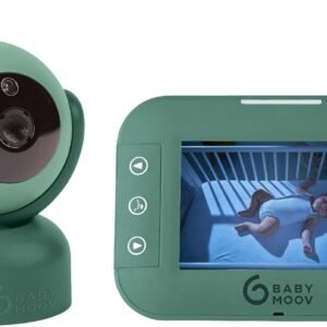 Babymoov Babyphone Caméra YOO Twist, Motorisé 360°, Ecran 3,5''