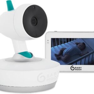 Babymoov Babyphone Caméra YOO Moov Motorisé, Caméra à 360°, Grand Ecran 4,3'' (11cm)
